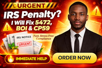 fix llc irs issues, 5472, boi, cp59 and late filings
