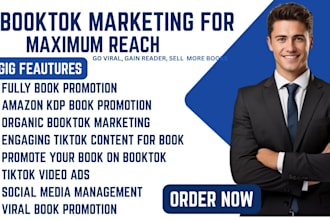 do booktok promotion book marketing influencer video tiktok ebook marketing