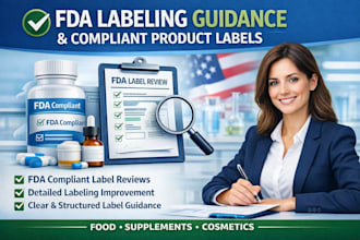 create fda compliant product labels and labeling guidance