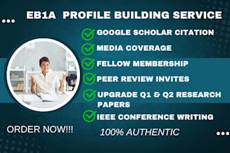 write and publish a conference paper in a ieee or springer for eb1 eb2 success