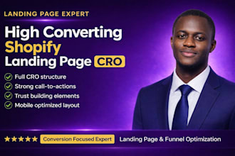 fix low converting landing page and improve sales funnel performance fast pro