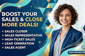 commission based sales closer sales representative b2b sales sales agent