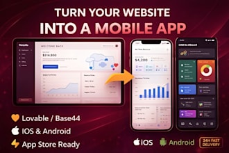 convert lovable base44 website to ios and android app with capacitor supabase