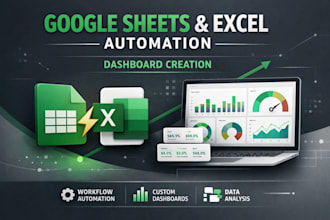 automate your google sheets and excel with dynamic dashboards