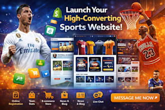design fifa worldcup football basketball sports academy website landing page