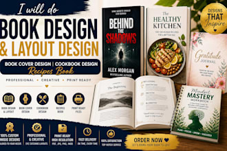 do book design layout design book cover design  cookbook design recipes book