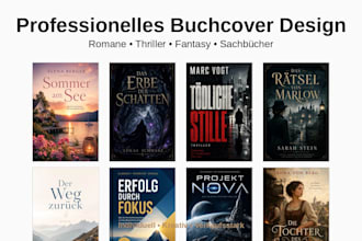 erstellen sie ein buchcover, ebook cover und kindle cover fur amazon KDP