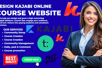 design kajabi website kajabi online course teachable kajabi landing page kajabi