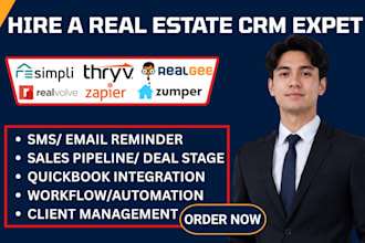 do real geeks realvolve resimpli crm automation zumper thryv zapier integration