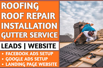 generate roofing contractor, roof repair, installation, gutter leads and website