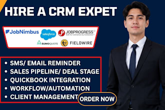 do jobprogress jobnimbus crm fieldwire pipedrive sumoquote saleforce integration