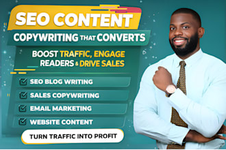 write SEO blog posts, email copywriting, sales copy and ai content that converts