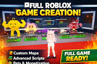 do roblox full game creation, steal a brainrot, grow a garden or simulator game
