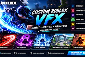 roblox vfx, roblox combat abilities, roblox map, roblox battleground, animation