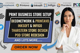 setup deconetwork printavo inksoft infigo tharstern pod store design redesign