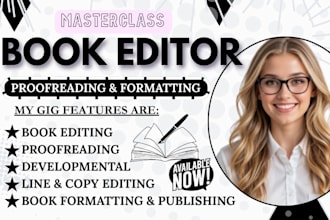 proofread and edit romance, memoir, dark romantasy, novel developmental editor