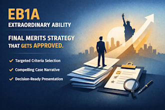 craft strong eb1a extraordinary ability petition with final merits strategy, rfe