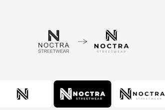 redesign your logo into a modern minimalist style