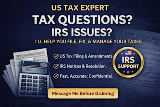 answer tax questions and provide US tax compliance, planning services