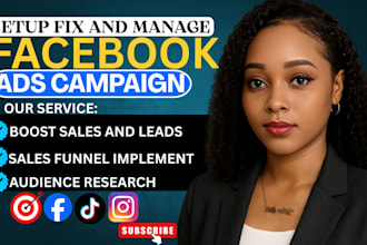 setup meta ads, facebook marketing and marketing ads management