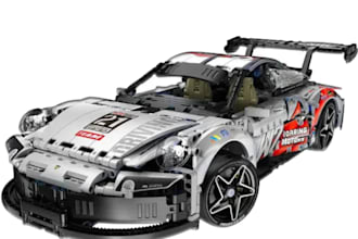 design 3d lego technic, car, house, toy with pdf manual and xml part list