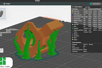 fix, edit, repair cleanup modify your stl file in bambu lab ready for 3d print