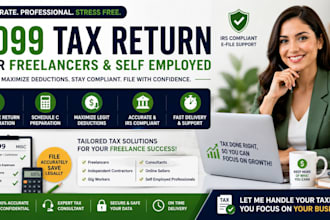 prepare 1099 tax return for freelancers and self employed