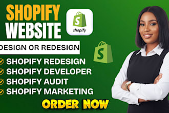 redesign, audit and market your shopify ecommerce store as a shopify developer