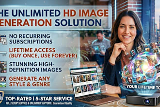 build you a lifetime unlimited ai image generator tool with no subscription