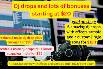 record high quality dj drops with sfx