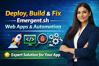 deploy emergent sh fix emergent sh errors, develop emergent sh app, durable ai