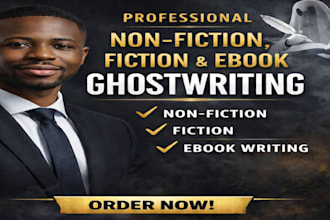 ebook writer ghostwriter fiction writing fiction non fiction writing