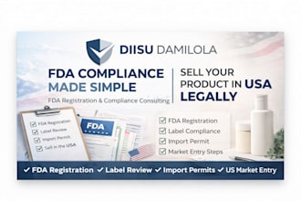 guide you through fda compliance to sell products in USA