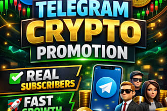 do telegram and crypto promotion, crypto telegram marketing,telegram subscribers