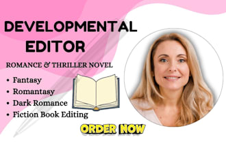 be your developmental editor for dark romance, romantasy and fiction novels