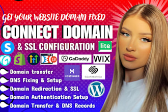 connect domain, fix domain or transfer domain