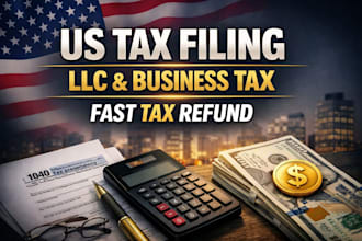 do US tax refund, tax returns and form 1040 filing