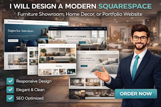 design furniture showroom website home decor website portfolio website
