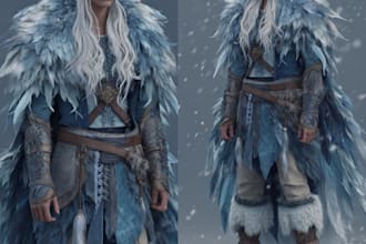 do fanatsy character art for you