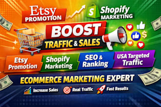 boost etsy shop promotion shopify marketing increase etsy traffic and sales