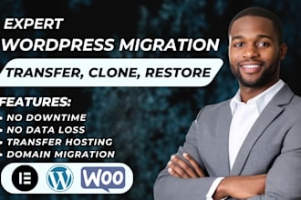 wordpress migration, website transfer, clone website, and hosting migration