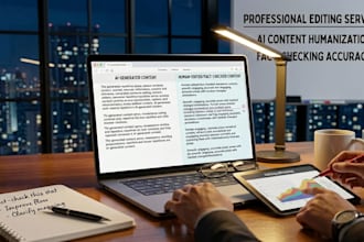 professionally edit fact check and humanize your ai content