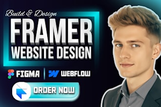 build framer website, figma to framer, framer landing page or framer to webflow