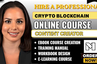 create crypto blockchain ai automation bot trading ebook video course
