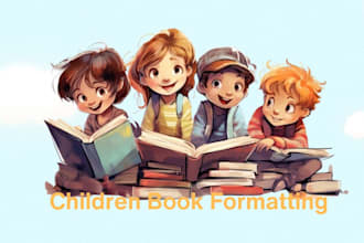 produce a printready KDP book layout and interior design for your children book