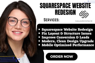 do modern squarespace website or redesign squarespace website squarespace design