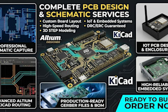 do hardware prototyping, pcb design, schematic, and pcb layout for esp32,stm32
