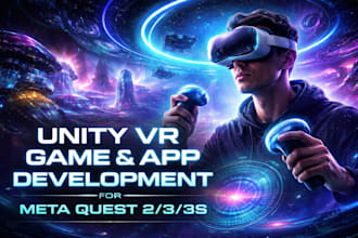 do unity app and game development for meta quest 2, 3, 3s
