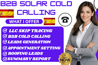 do b2b solar cold calling generate roofing leads set appointments,close sales
