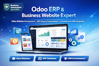 design odoo erp website, odoo ecommerce and business website